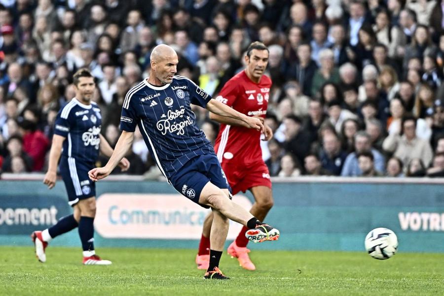 Zinedine Zidane, în mai 2024, la Gala organizată de club pentru centenarul Stade Chaban Delmas Parc Lescure / Foto: Imago Faliment de Bordeaux
