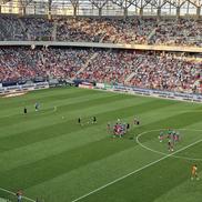 FCSB - Maccabi Tel Aviv, imagini de la încălzire