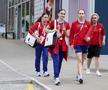 Echipa feminină de gimnastică a României în Satul Olimpic FOTO Raed Krishan