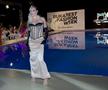 Simona Radiș Sabrina Voinea modele modă Bukarest Fashion Week