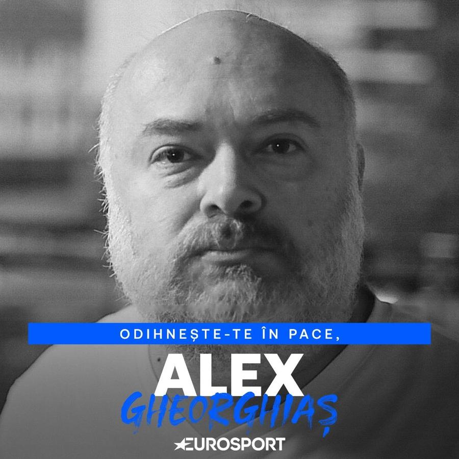 Alexandru Gheorghiaș a murit / Foto: Eurosport A murit comentatorul sportiv Alexandru Gheorghiaș