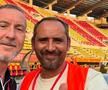 Mihai Stoica s-a împăcat cu cameramanul pe care l-a agresat înaintea meciului cu Vardar Skopje din 2013. Foto: Facebook @Mihai Stoica