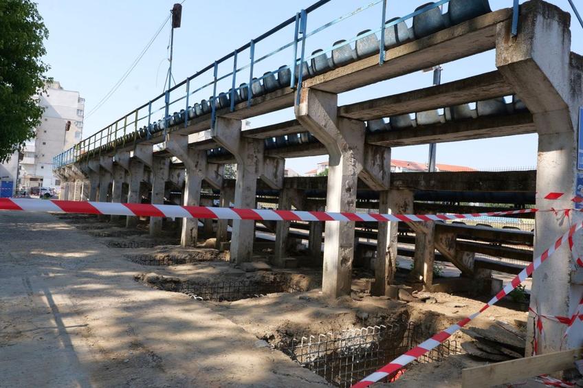 Lucrările avansează la stadionul „1 Mai” din Slobozia // foto: Andrei Furnigă (GSP)