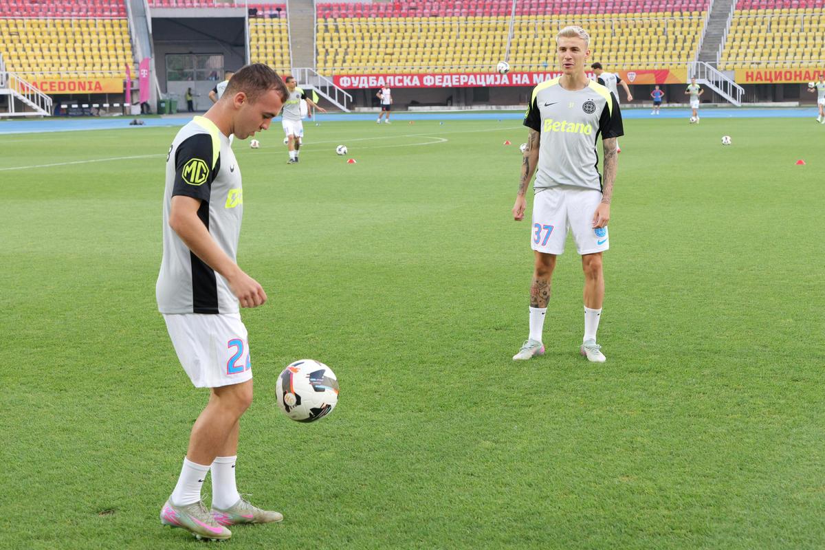 Lor nu li s-a aplicat interdicția: detaliul inedit de pe tricourile campioanei FCSB în meciul din Macedonia