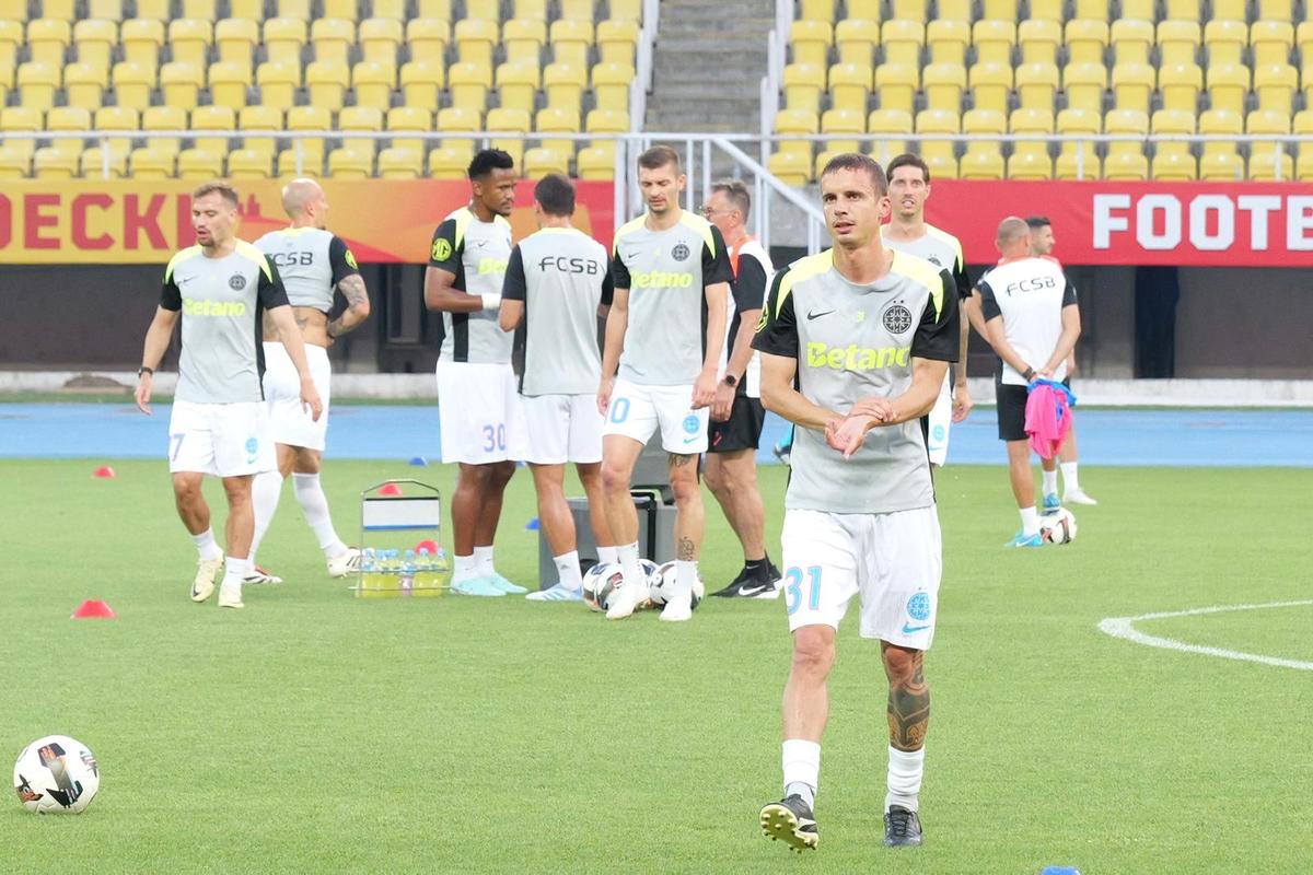 Lor nu li s-a aplicat interdicția: detaliul inedit de pe tricourile campioanei FCSB în meciul din Macedonia