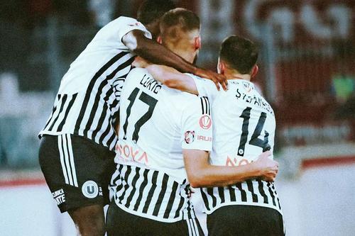 Jovo Lukic a marcat la primul meci al sezonului // foto: Facebook @ FC Universitatea Cluj