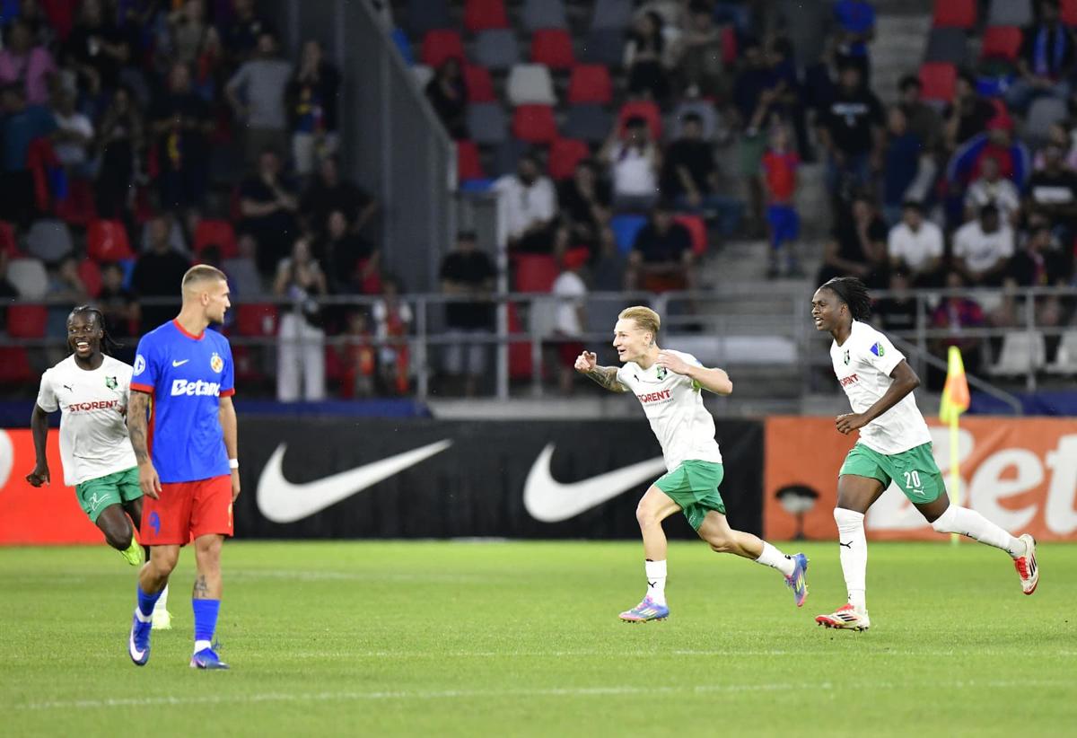 FCSB - FK Auda 2-3 » Rușinea serii pe continent! Roș-albaștrii încep sezonul european cu un eșec lamentabil