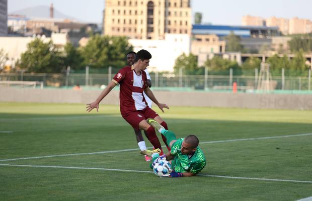 CFR Cluj a trăit periculos în Armenia, cu Alaskhert, dar a scos un scor de calificare
