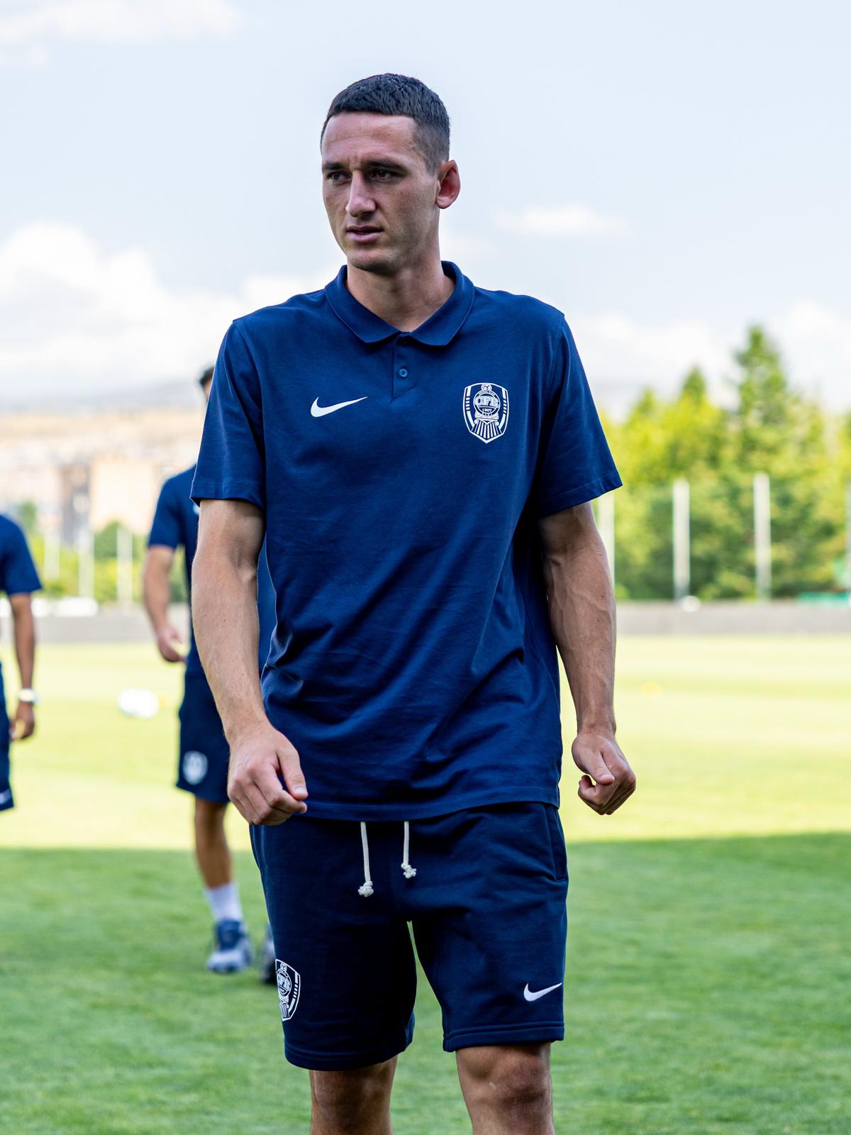 Jucătorii lui CFR Cluj au ajuns pe stadionul din Erevan