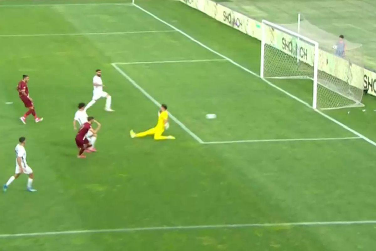Filmul primului gol înscris de Andres Șfaiț la CFR Cluj, cu Alashkert
