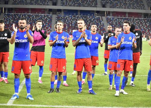 Ricardo Pădurariu, Vali Crețu, Luca Stancu, Cisotti, Bîrligea, Aymen Boutoutaou, Labonne, Mihai Toma, Radunovic și Gnahore// Foto: Cristi Preda (GSP)