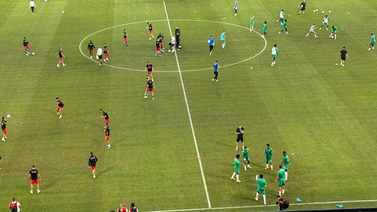 Imagini înainte de FCSB - FK Auda