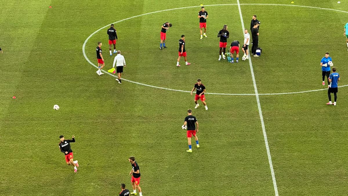 Imagini înainte de FCSB - FK Auda