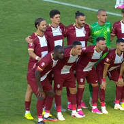 Stadionul din Erevan la meciul lui CFR Cluj / FOTO: Captură TV @Prima Sport 1