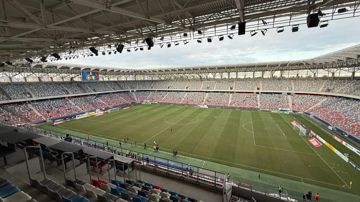 Imagini înainte de FCSB - FK Auda