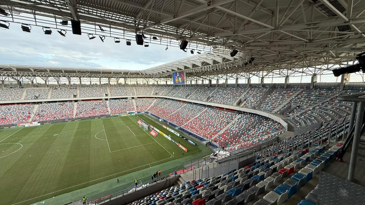Imagini înainte de FCSB - FK Auda