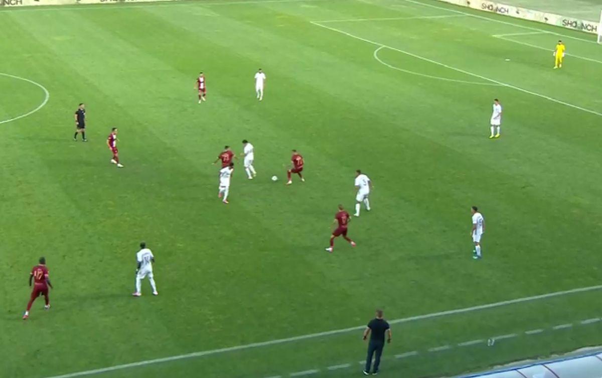 Filmul primului gol înscris de Andres Șfaiț la CFR Cluj, cu Alashkert