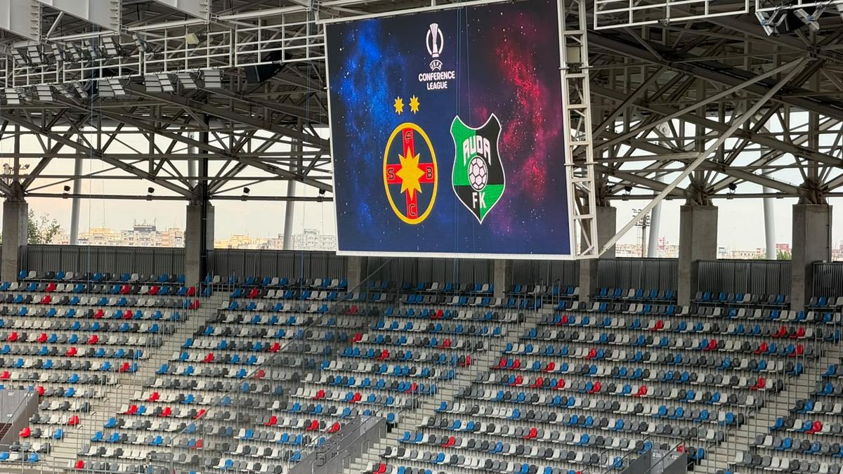 Imagini înainte de FCSB - FK Auda