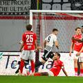 U Cluj - Brann Bergen, scor 2-2, în prima manșă a turului II preliminar al Conference League. Doar 2-2 după ce, la un moment dat, se înclinase terenul spre poarta ardelenilor. / FOTO: Imago