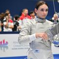 Amaluia Covaliu înainte de a intra pe planșă FOTO FRS