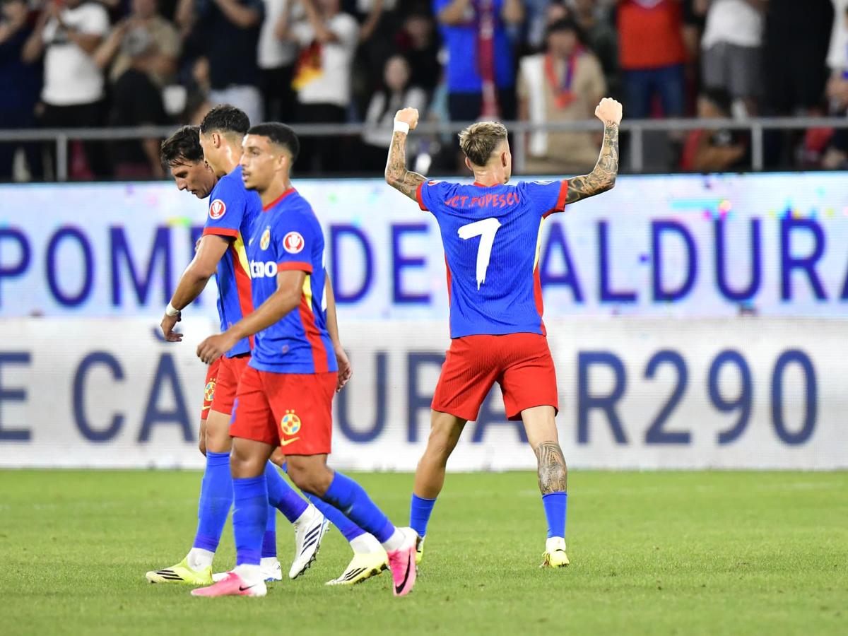 FCSB - FK Auda 2-3 » Rușinea serii pe continent! Roș-albaștrii încep sezonul european cu un eșec lamentabil