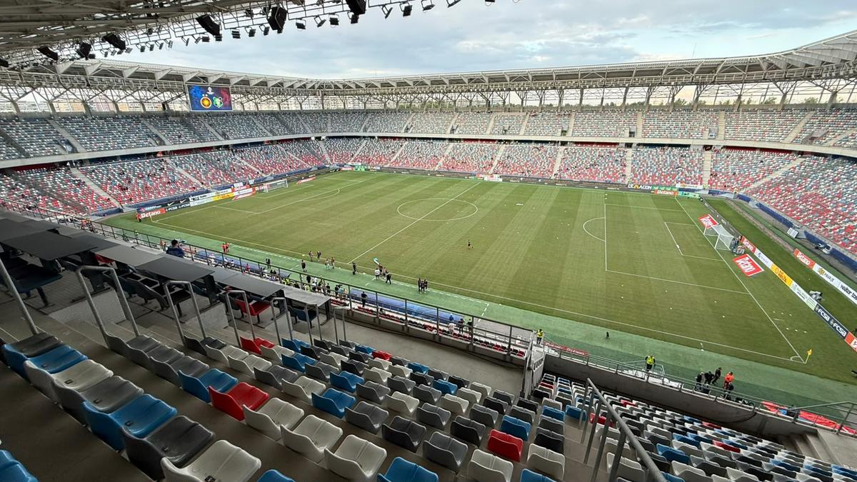 Imagini înainte de FCSB - FK Auda