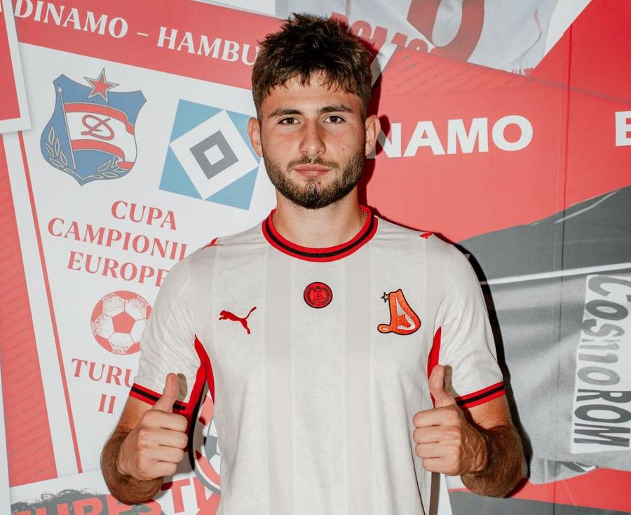 Luca Fudulache, unul dintre jucătorii pe care Dinamo nu i-a prezentat // foto: facebook @FC Viitorul Onești Au lăsat Rapid pentru Dinamo » 3 transferuri pe care „câinii” încă nu le-au anunțat oficial