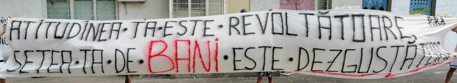 FOTO Suporterii FCSB-ului, cenzurați la Giurgiu! Ce scria pe banner-ul cu care nu au fost lăsați să intre pe stadion + S-au dus peste Gigi Becali, la „palat”