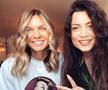 Simona Halep (stânga), alături de hairstylist-ul său // foto: Instagram @ simonahalep