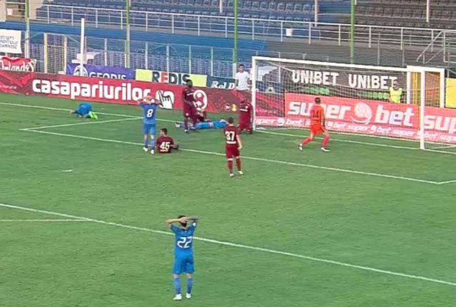 CLINCENI - CFR CLUJ 1-2. VIDEO + FOTO Ratare rarisimă în minutele de final! 3 puncte norocoase obținute de Petrescu
