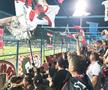 Fanii lui Dinamo, la Ovidiu // foto: Facebook @ Program Doar Dinamo București