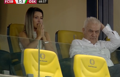 Sora lui Edi Iordănescu a trăit la intensitate maximă meciul! Cum a fost surprinsă în tribune