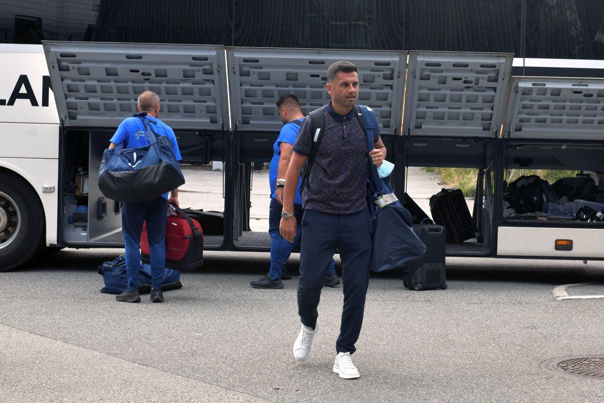 Viking - FCSB (sosirea roș-albaștrilor la Stavanger)