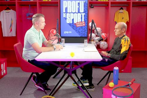Cristian Tudor Popescu, la podcastul GSP, alături de Cătălin Țepelin / FOTO: Cristi Preda (GSP)