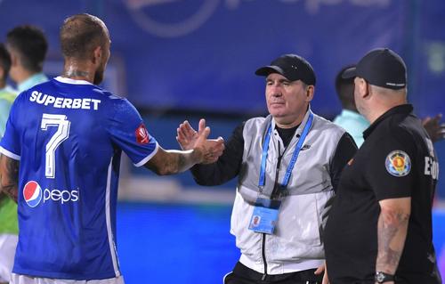 Gică Hagi și Denis Alibec. Foto: Imago
