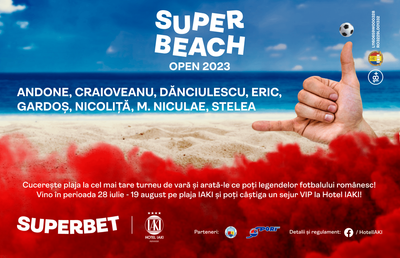 SUPERBEACH OPEN 2023. Cine va câștiga turneul final din 26 august de pe plaja IAKI din Mamaia?