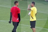 Cum îl antrenează Caparco pe Golubovic pentru a deveni „cel mai bun portar din Liga 1”: imagini de la Săftica