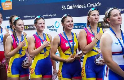 AUR pentru România la Campionatele Mondiale de Canotaj U23: fetele din barca de 4 vâsle au triumfat în Canada!