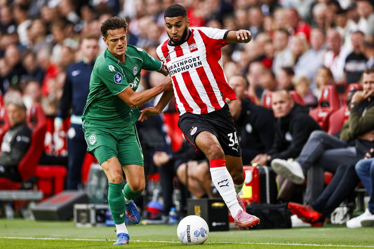 Șase goluri în PSV - Groningen » Dennis Man a debutat! Înlocuitorul lui a marcat o „dublă” după pauză