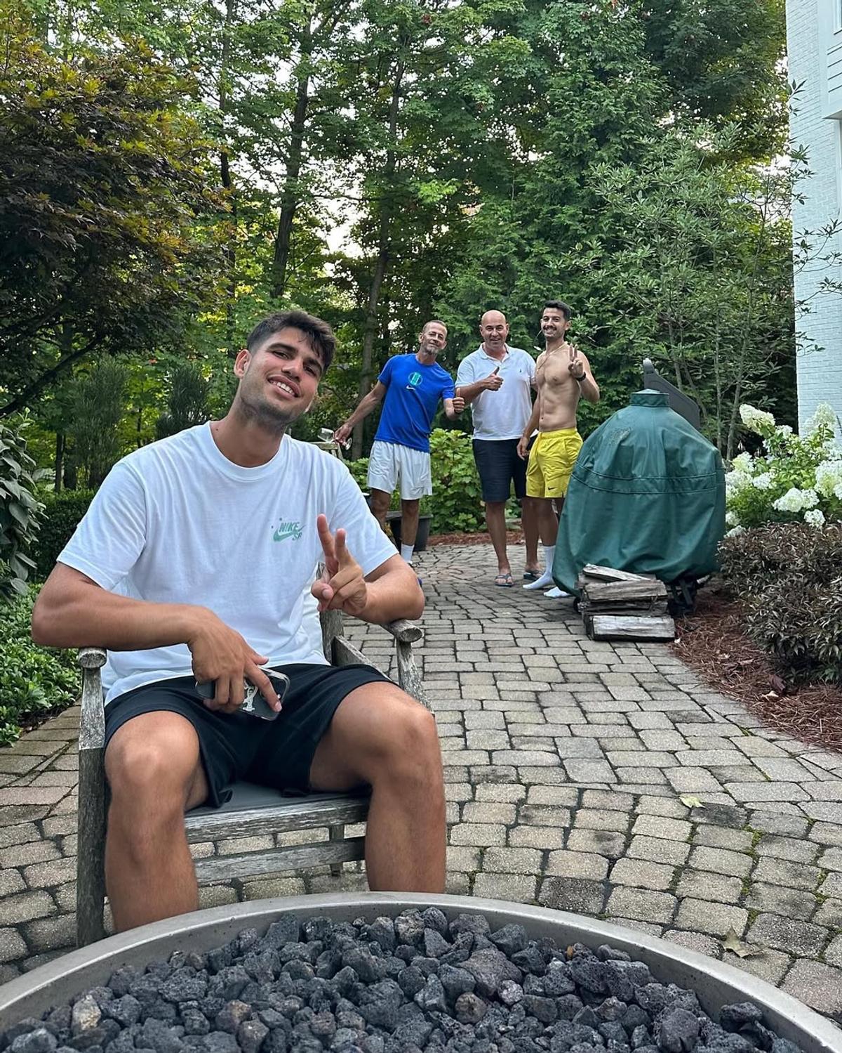 Carlos Alcaraz, vizită surpriză înainte de startul US Open