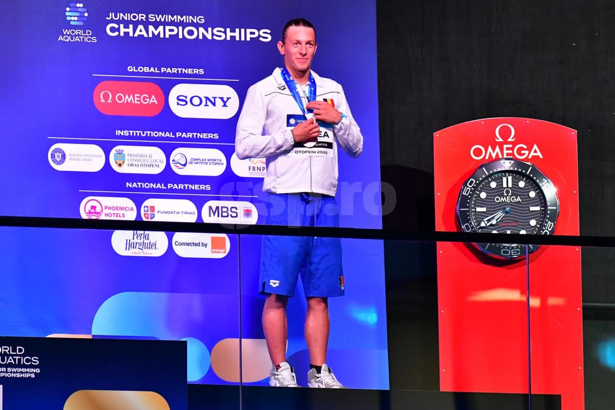 Robert Badea, medaliat cu bronz la 400 m mixt la Mondialele de la Otopeni: „Pe ultimul 50 am crezut că sunt al patrulea. Înnebunisem!”