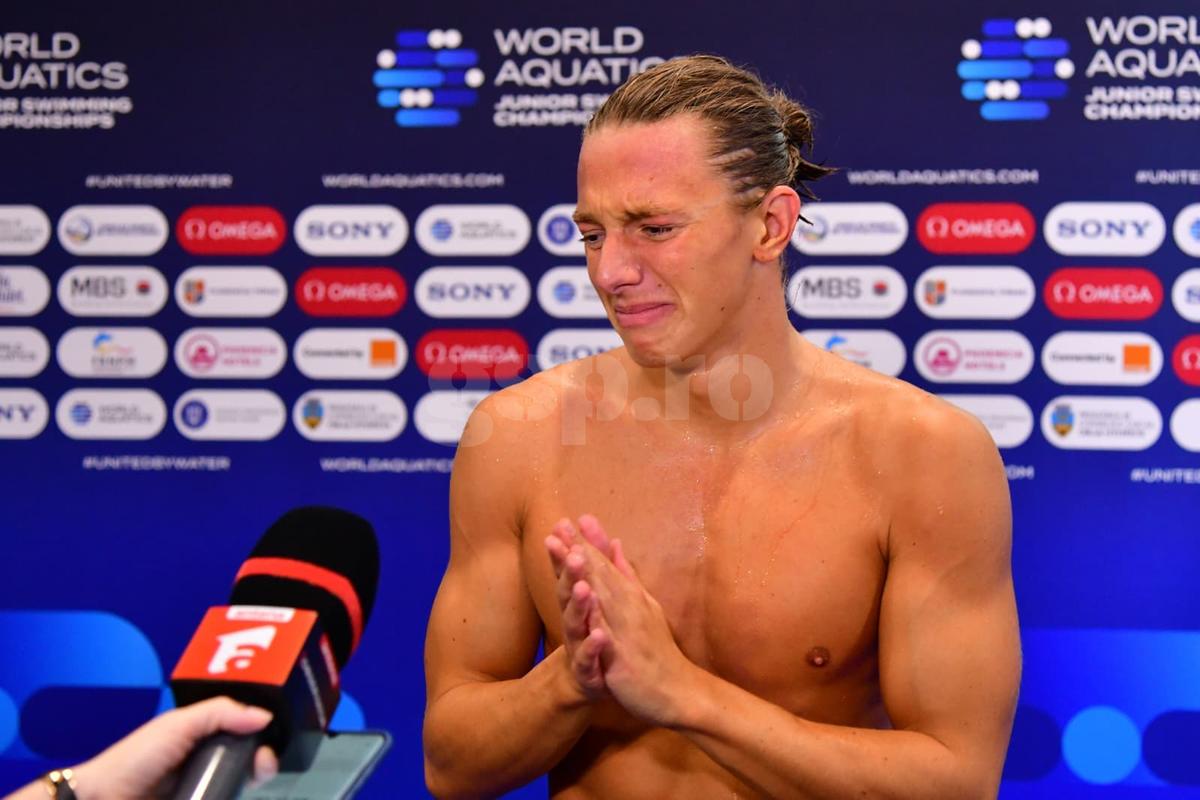 Robert Badea, medaliat cu bronz la 400 m mixt la Mondialele de la Otopeni: „Pe ultimul 50 am crezut că sunt al patrulea. Înnebunisem!”