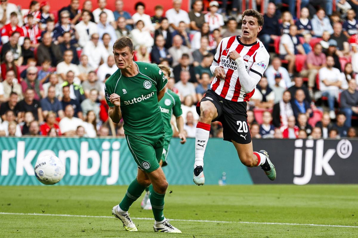 Șase goluri în PSV - Groningen » Dennis Man a debutat! Înlocuitorul lui a marcat o „dublă” după pauză