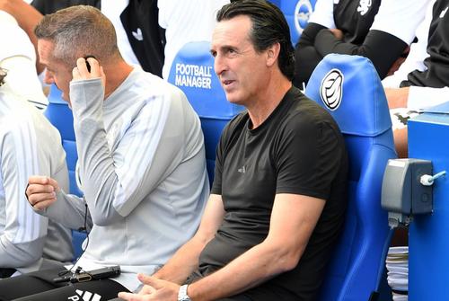 Unai Emery, antrenorul lui Aston Villa, a fost un car de nervi după umilința cu Brighton, 0-4, din prima etapă de Premier League// foto Imago Images