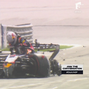 Max Verstappen, accident în MP al Olandei / FOTO: Captură TV @Antena 1