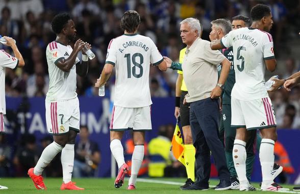 Mourinho acuză „hărțuirea” lui Vinicius » Replica antrenorului de la Espanyol: „La naiba...”