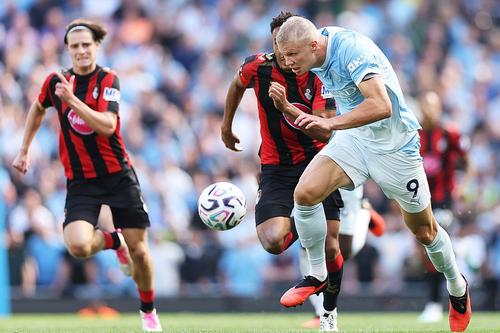 Erling Haaland în Manchester City - Bournemouth / foto: Guliver/gettyimages