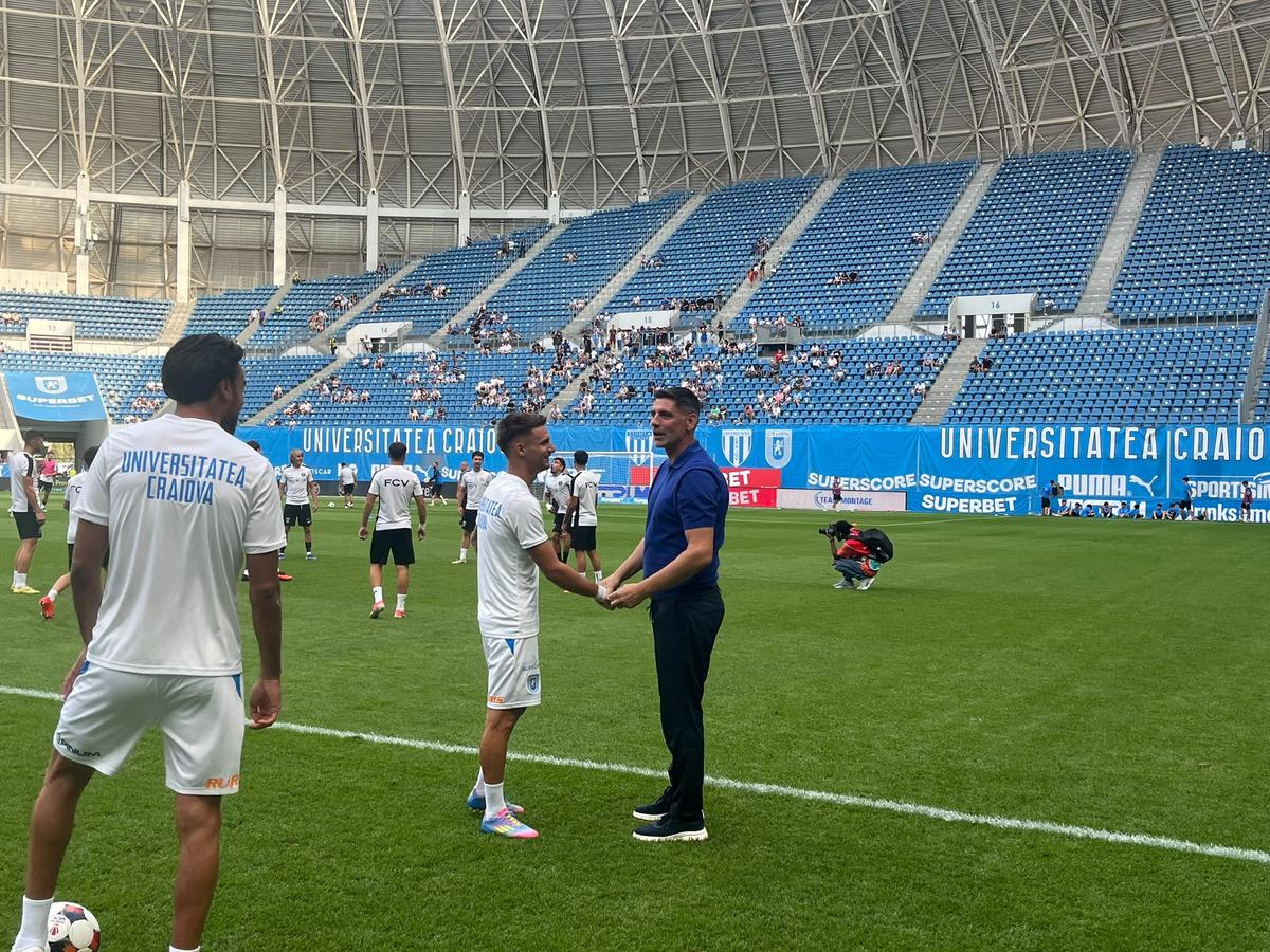 Craiova - Voluntari, imagini înainte de meci