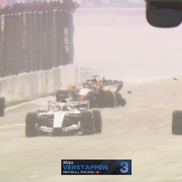 Max Verstappen, accident în MP al Olandei / FOTO: Captură TV @Antena 1