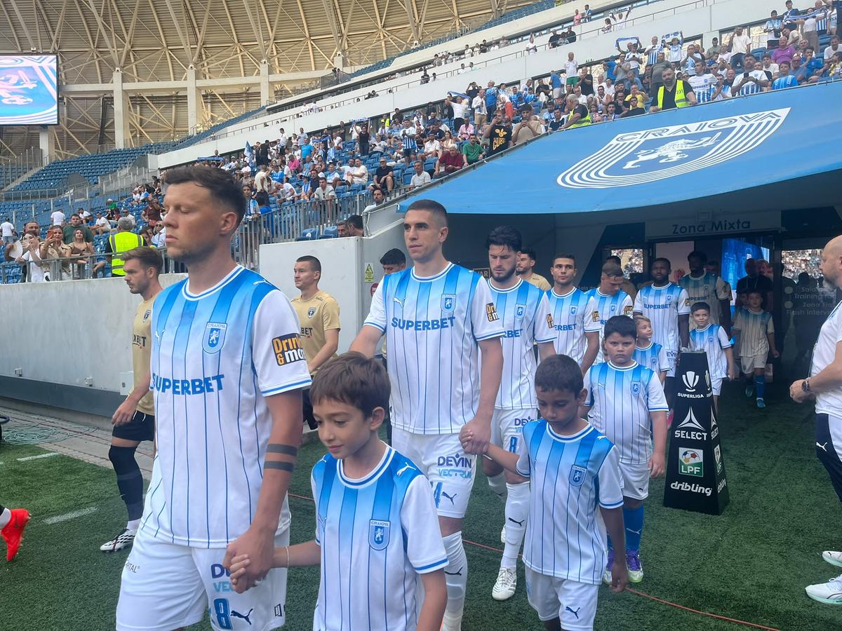 Craiova - Voluntari, imagini înainte de meci